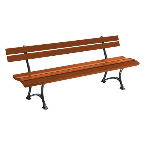 Parkové lavičky Style s opěradlem