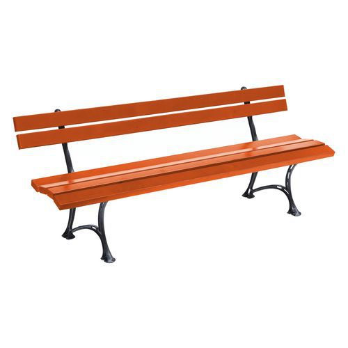 Parkové lavičky Style s opěradlem
