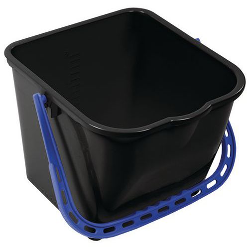 Plastové kbelíky Manutan Expert s výlevkou, 15 l Plastové kbelíky Manutan Expert s výlevkou, 15 l