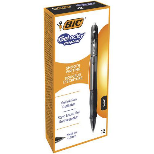 Kuličková pera Bic Gel-ocity, 12 ks