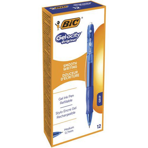 Kuličková pera Bic Gel-ocity, 12 ks