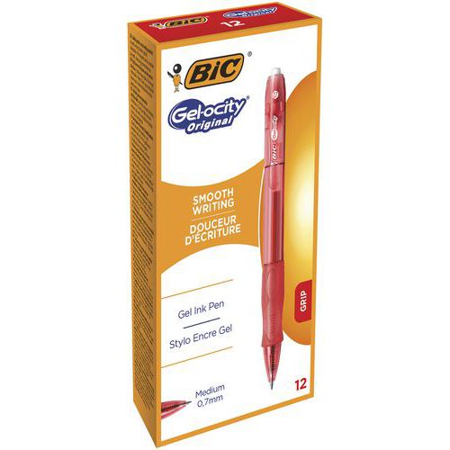 Kuličková pera Bic Gel-ocity, 12 ks