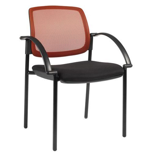 Konferenční židle Manutan Expert Ritz s područkami, sada 2 kusů