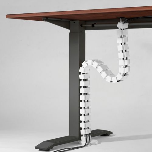 Organizér kabelů Powerton, pro výškově nastavitelné stoly, 1,3 mm