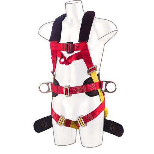 3bodový postroj Portwest Comfort Plus, červená
