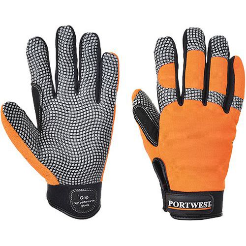 Rukavice Comfort grip High Performance, oranžová