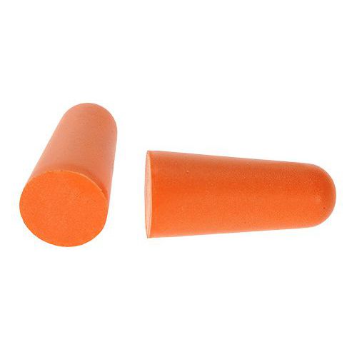 PU zátky do uší (200 párů), oranžová