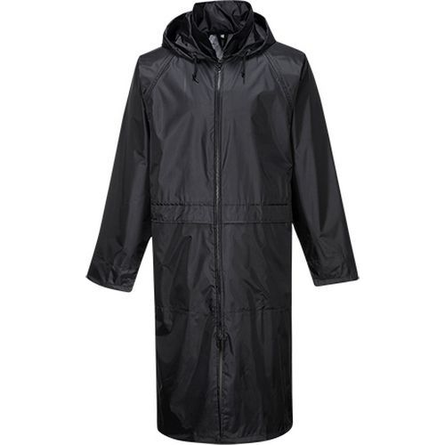 Klasický pánský plášť do deště, černá