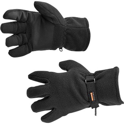 Zateplené fleecové rukavice Insulatex, černá