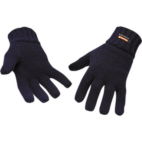 Pletené rukavice s podšívkou Insulatex, modrá