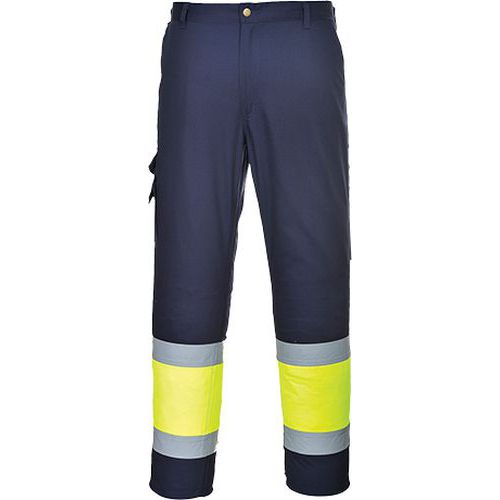 Reflexní kalhoty Combat Hi-Vis, modré/žluté