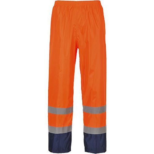 Reflexní kalhoty Cassic Contrast Hi-Vis, modré/oranžové