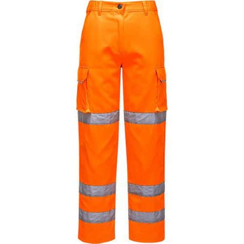 Dámské reflexní kalhoty Hi-Vis, oranžové