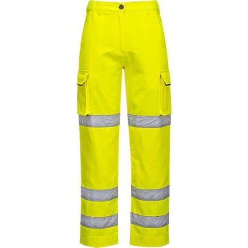 Dámské reflexní kalhoty Hi-Vis, žluté