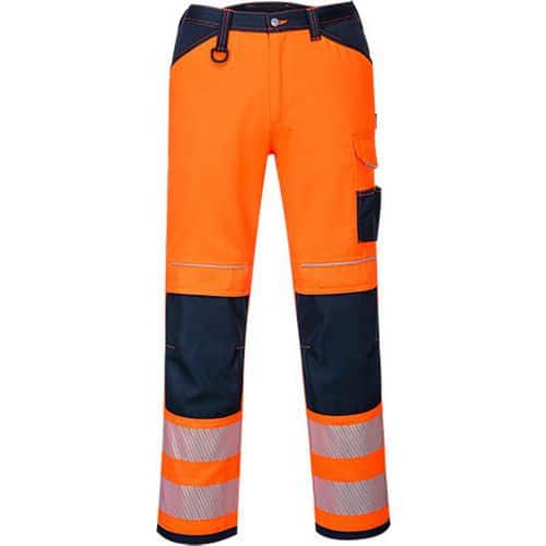 Reflexní kalhoty PW3 Hi-Vis, modré/oranžové