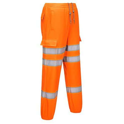 Reflexní kalhoty Jogging Bottoms Hi-Vis, oranžové