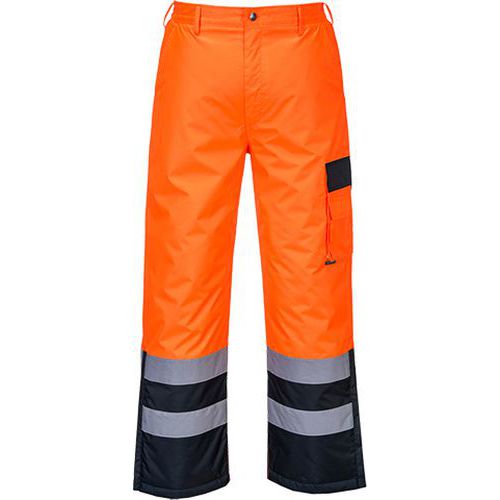 Reflexní kalhoty Contrast Hi-Vis, modré/oranžové