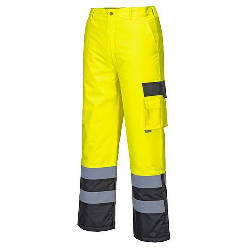 Reflexní kalhoty Contrast Hi-Vis, černé/žluté