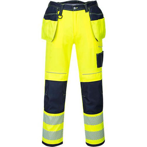 Reflexní kalhoty PW3 Holster Hi-Vis, modré/žluté