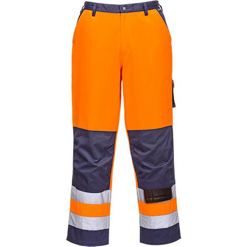 Reflexní kalhoty Lyon Hi-Vis, prodloužené, modré/oranžové