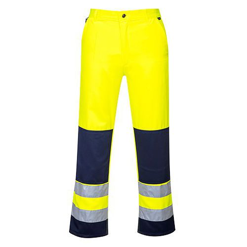 Reflexní kalhoty Seville Hi-Vis, modré/žluté