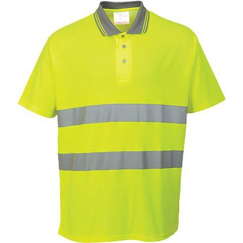 Reflexní polokošile s krátkým rukávem Comfort Hi-Vis, žlutá