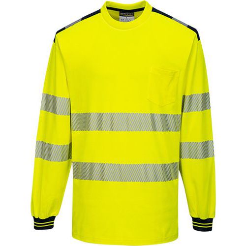 Reflexní tričko s dlouhým rukávem PW3 Hi-Vis, žluté/černé