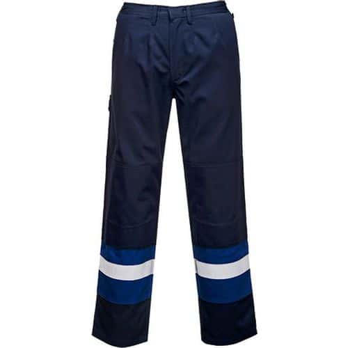 Kalhoty Bizflame Plus, modrá/světle modrá