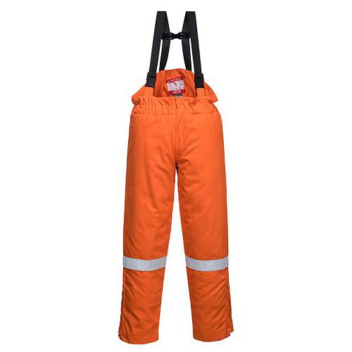 Kalhoty FR Anti-Static Winter Salopettes, oranžová