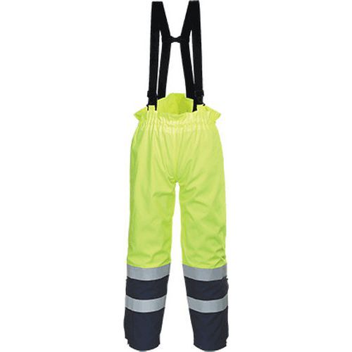 Kalhoty Bizflame Multi Arc Hi-Vis, modrá/žlutá