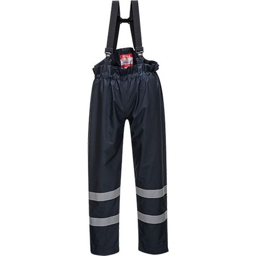 Nezateplené kalhoty Bizflame Rain FR Multi Protection, modrá