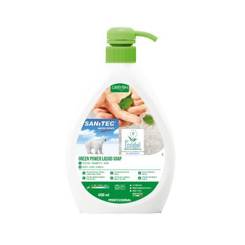 Tekuté mýdlo na ruce Green Power, 0,6 l Tekuté mýdlo na ruce Green Power, 0,6 l