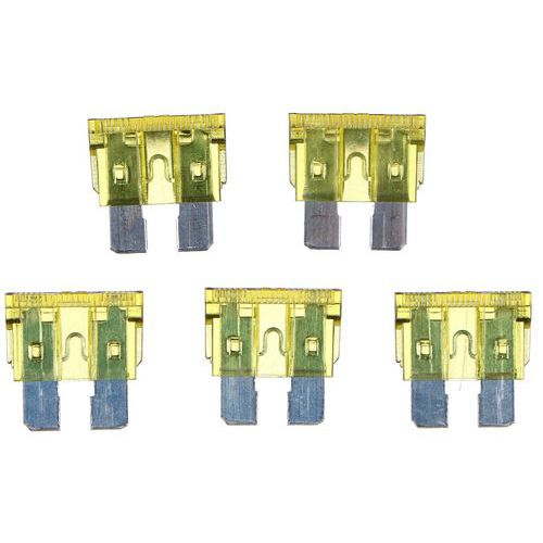 Sada nožových automobilových pojistek MECHANIC FUSE SET, 100ks SIXTOL