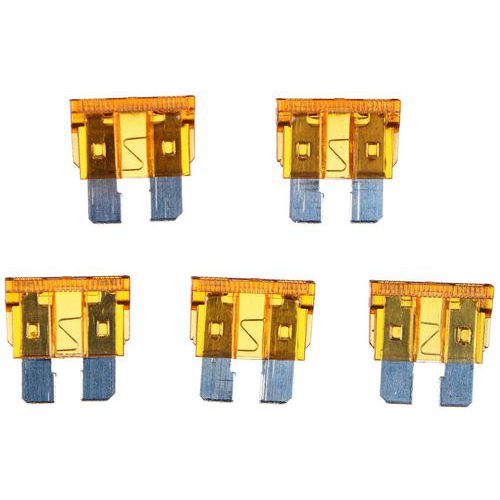 Sada nožových automobilových pojistek MECHANIC FUSE SET, 100ks SIXTOL