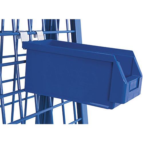 Závěsný box na materiál, modrý, 140 x 290 x 130 mm Závěsný box na materiál, modrý, 140 x 290 x 130 mm