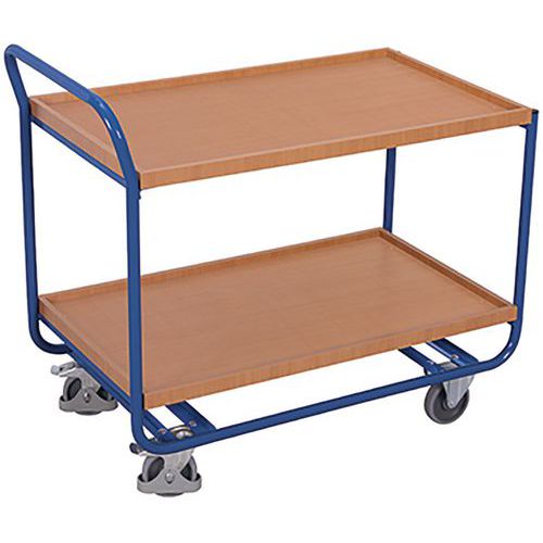 Policové vozíky s madlem, do 200 kg, 2 police, 97 x 109 x 60 cm Policové vozíky s madlem, do 200 kg, 2 police, 97 x 109 x 60 cm