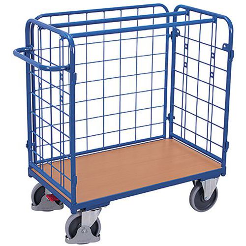 Vozíky se 3 mřížovými stěnami, do 400 - 500 kg