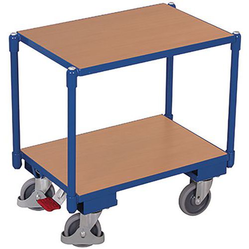 Policové vozíky Euro systém dolly, 2 police, 67,5 x 41,5 x 66,5 cm Policové vozíky Euro systém dolly, 2 police, 67,5 x 41,5 x 66,5 cm