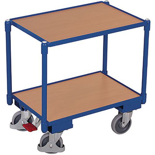 Policové vozíky Euro systém dolly, 2 police, 10mm hrana, 67,5 x 41,5 x 66,5 cm Policové vozíky Euro systém dolly, 2 police, 10mm hrana, 67,5 x 41,5 x 66,5 cm