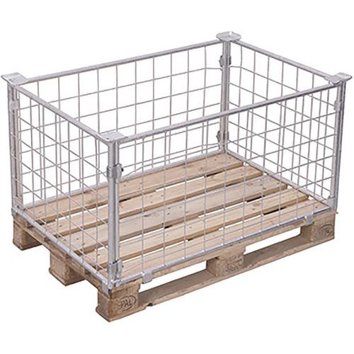 Paletové nástavce typ 62, pletivové, pozink