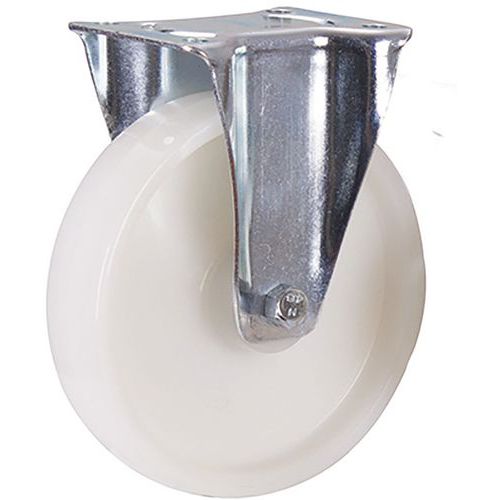Polyamidová pojezdová kola s přírubou, průměr 125 - 200 mm, kuličkové ložisko, pevná