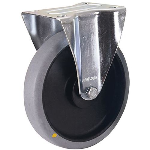 Termoplastická pojezdová kola s přírubou ESD, průměr 125 - 200 mm, kuličkové ložisko, pevná
