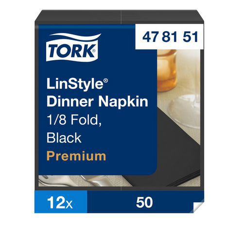 Ubrousky Tork LinStyle®, 1/8 složení, černé