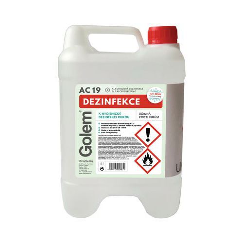Alkoholová dezinfekce na ruce Golem AC19 Alkoholová dezinfekce na ruce Golem AC19