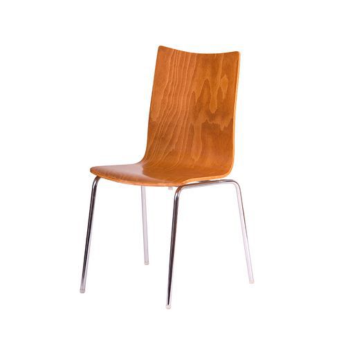 Dřevěné jídelní židle Rita Chrome