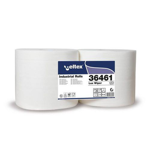 Průmyslová papírová utěrka Celtex White Lux 900, šířka 24cm, 2vrstvy, 2ks