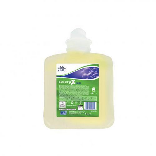 Tekuté mýdlo v pěně Deb Estesol FX Pure pro slabé průmyslové znečištění 1l