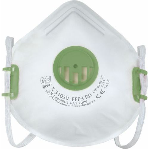 Opakovaně použitelný respirátor, stupeň ochrany FFP3, balení 10 ks Opakovaně použitelný respirátor, stupeň ochrany FFP3, balení 10 ks