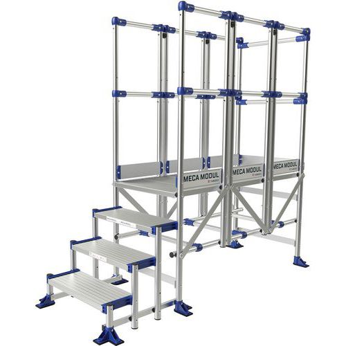 Přístupové plošiny Meca Modul Tubesca-Comabi, 3 zábradlí