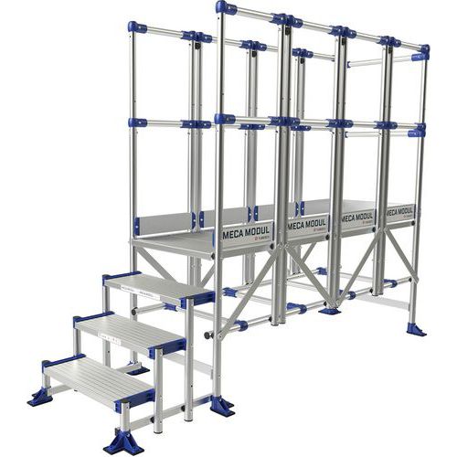 Přístupové plošiny Meca Modul Tubesca-Comabi, 3 zábradlí